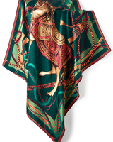 Pañuelo Horse- Satén de Seda/ 100x100 - Scarfme | Bufandas, Pañuelos, Chales, Turbantes