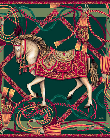 Pañuelo Horse- Satén de Seda/ 100x100 - Scarfme | Bufandas, Pañuelos, Chales, Turbantes