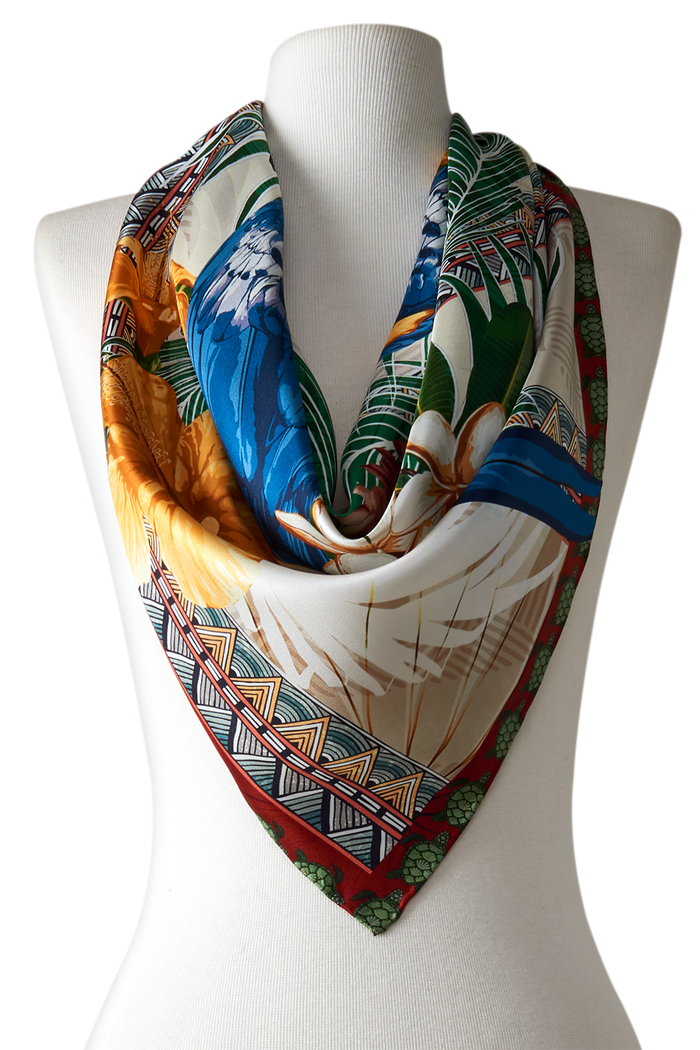 Pañuelo Greta- Twill de Seda/ 90x90 - Scarfme | Bufandas, Pañuelos, Chales, Turbantes