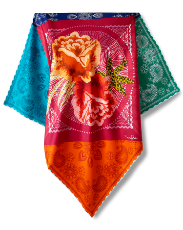 Pañuelo Judith- Twill de Seda/ 90x90 - Scarfme | Bufandas, Pañuelos, Chales, Turbantes