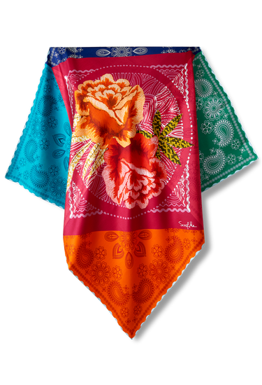 Pañuelo Judith- Twill de Seda/ 90x90 - Scarfme | Bufandas, Pañuelos, Chales, Turbantes