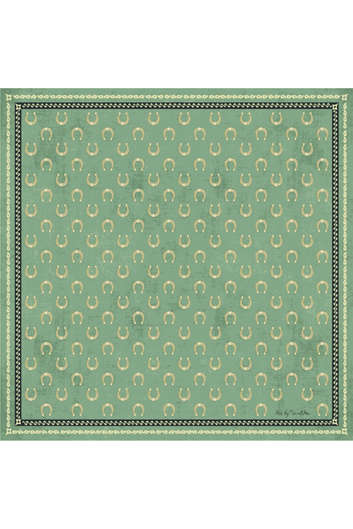 Pañuelo Gravataria Green- Satén de Seda/ 65x65 - Scarfme | Bufandas, Pañuelos, Chales, Turbantes