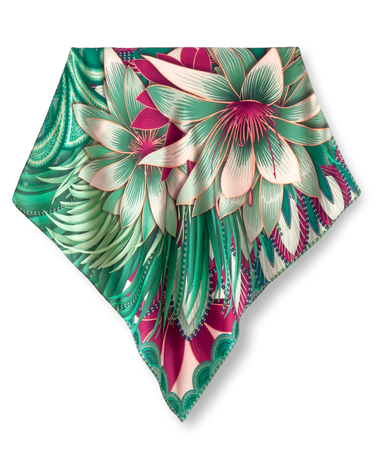 Pañuelo Alegoria - Satén de Poliéster/ 50x50 - Scarfme | Bufandas, Pañuelos, Chales, Turbantes