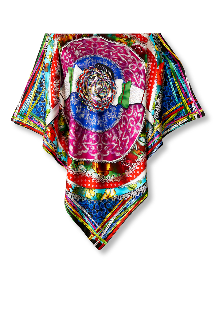 Pañuelo Baiana - Twill de Seda/ 90x90 - Scarfme | Bufandas, Pañuelos, Chales, Turbantes