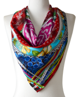 Pañuelo Baiana - Twill de Seda/ 90x90 - Scarfme | Bufandas, Pañuelos, Chales, Turbantes