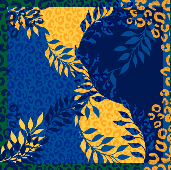 Pañuelo Brasil Animal Print - Twill de Seda/ 65x65 - Scarfme | Bufandas, Pañuelos, Chales, Turbantes
