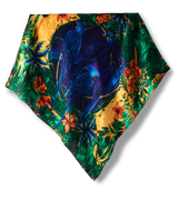 Pañuelo Brasil Tropical- Satén de Poliester/ 50x50 - Scarfme | Bufandas, Pañuelos, Chales, Turbantes