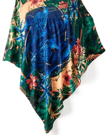 Pañuelo Brasil Tropical - Satén de Poliéster/ 90x90 - Scarfme | Bufandas, Pañuelos, Chales, Turbantes