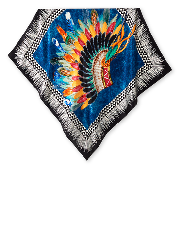 Pañuelo Cherokee- Twill de Seda/ 50x50 - Scarfme | Bufandas, Pañuelos, Chales, Turbantes