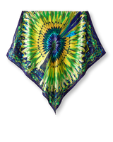 Pañuelo Cocar Brasil- Twill de Seda/ 50x50 - Scarfme | Bufandas, Pañuelos, Chales, Turbantes