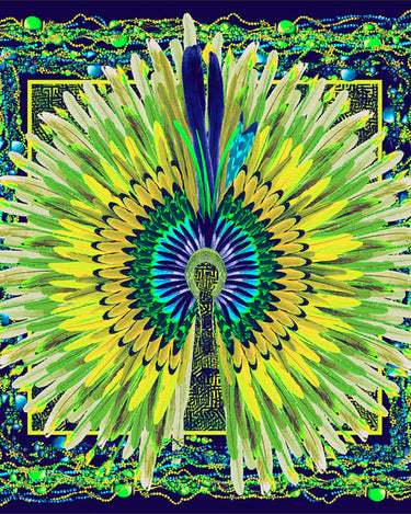 Pañuelo Cocar Brasil Twill de Seda/ 90x90 - Scarfme | Bufandas, Pañuelos, Chales, Turbantes