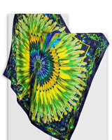 Pañuelo Cocar Brasil Twill de Seda/ 90x90 - Scarfme | Bufandas, Pañuelos, Chales, Turbantes