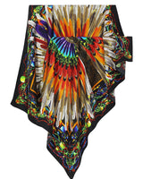 Pañuelo Cocar - Satén de Seda/ 90x90 - Scarfme | Bufandas, Pañuelos, Chales, Turbantes