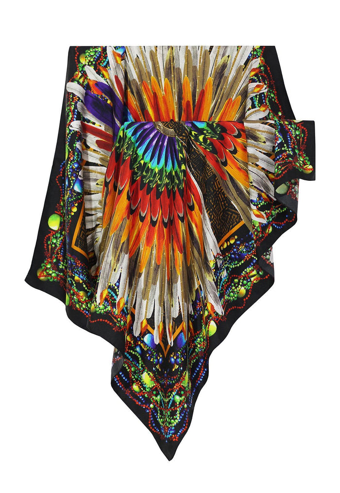 Pañuelo Cocar - Satén de Seda/ 90x90 - Scarfme | Bufandas, Pañuelos, Chales, Turbantes