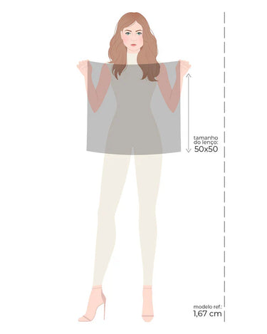 Pañuelo Cocar- Satén de Poliester/ 50x50 - Scarfme | Bufandas, Pañuelos, Chales, Turbantes