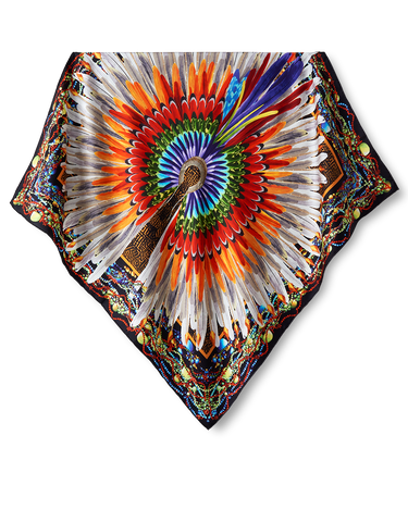 Pañuelo Cocar - Twill de Seda/ 65x65 - Scarfme | Bufandas, Pañuelos, Chales, Turbantes
