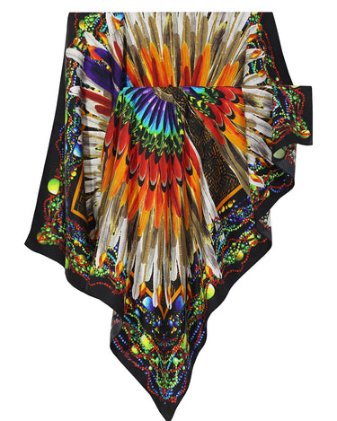 Pañuelo Cocar - Twill de Seda/ 90x90 - Scarfme | Bufandas, Pañuelos, Chales, Turbantes