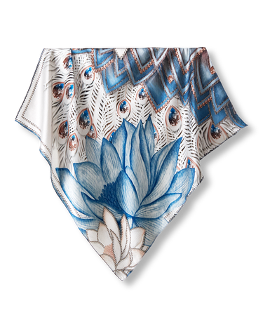 Pañuelo Crystal Glow - Satén de Seda/ 65x65 - Scarfme | Bufandas, Pañuelos, Chales, Turbantes