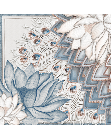 Pañuelo Crystal Glow - Satén de Seda/ 65x65 - Scarfme | Bufandas, Pañuelos, Chales, Turbantes