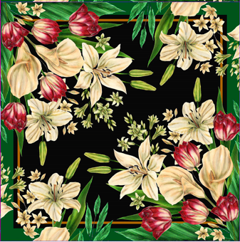 Pañuelo Daniela - Twill de Seda/ 65x65 - Scarfme | Bufandas, Pañuelos, Chales, Turbantes