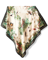 Pañuelo Fauna -Satén de Poliéster/ 90x90 - Scarfme | Bufandas, Pañuelos, Chales, Turbantes