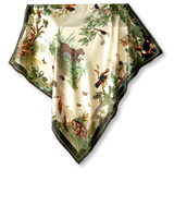 Pañuelo Fauna - Twill de Seda/ 90x90 - Scarfme | Bufandas, Pañuelos, Chales, Turbantes