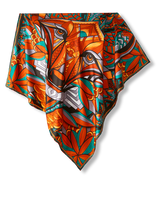 Pañuelo Lobo-Guará do Cerrado- Twill de Seda/ 90x90 - Scarfme | Bufandas, Pañuelos, Chales, Turbantes