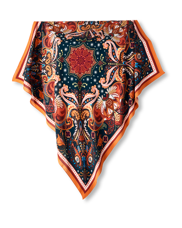 Pañuelo Turbante Mandala - Viscose/ 90x90 - Scarfme | Bufandas, Pañuelos, Chales, Turbantes