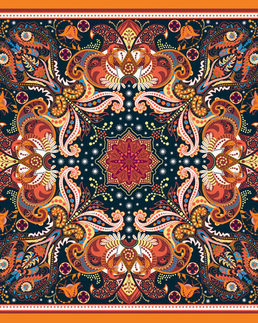 Pañuelo Turbante Mandala - Viscose/ 90x90 - Scarfme | Bufandas, Pañuelos, Chales, Turbantes