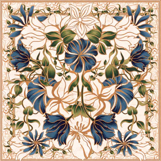 Pañuelo Marble Flowers - Satén de Poliéster/ 50x50 - Scarfme | Bufandas, Pañuelos, Chales, Turbantes