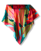 Pañuelo Musa Tropical - Satén de Poliéster/ 90x90 - Scarfme | Bufandas, Pañuelos, Chales, Turbantes