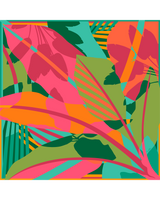 Pañuelo Musa Tropical - Satén de Poliéster/ 90x90 - Scarfme | Bufandas, Pañuelos, Chales, Turbantes