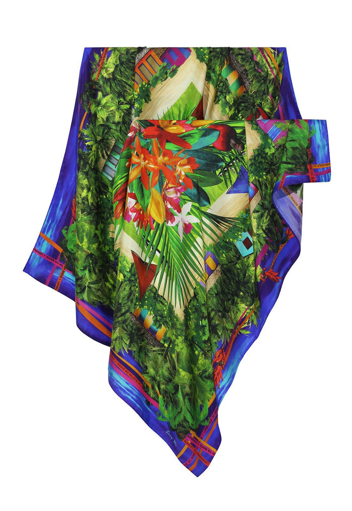 Pañuelo Nordeste - Twill de Seda/ 90x90 - Scarfme | Bufandas, Pañuelos, Chales, Turbantes