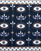 Pañuelo Olho Grego- Satén de Poliester/ 50x50 - Scarfme | Bufandas, Pañuelos, Chales, Turbantes