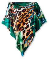 Pañuelo Turbante Onça Tropical - Viscose/ 90x90 - Scarfme | Bufandas, Pañuelos, Chales, Turbantes