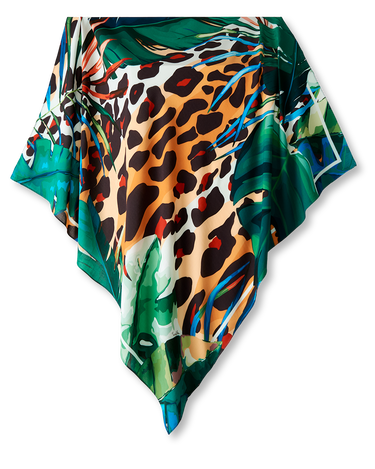 Pañuelo Turbante Onça Tropical - Viscose/ 90x90 - Scarfme | Bufandas, Pañuelos, Chales, Turbantes