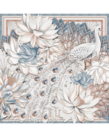 Pañuelo Peacock Glow - Satén de Seda/ 90x90 - Scarfme | Bufandas, Pañuelos, Chales, Turbantes