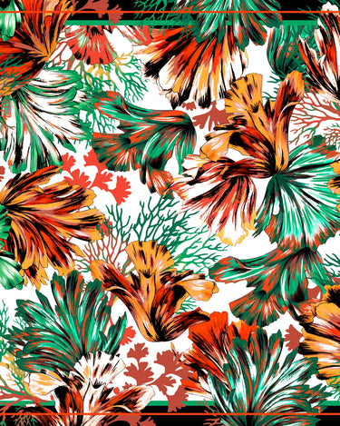 Pañuelo Pétalas- Satén de Seda/ 100x100 - Scarfme | Bufandas, Pañuelos, Chales, Turbantes