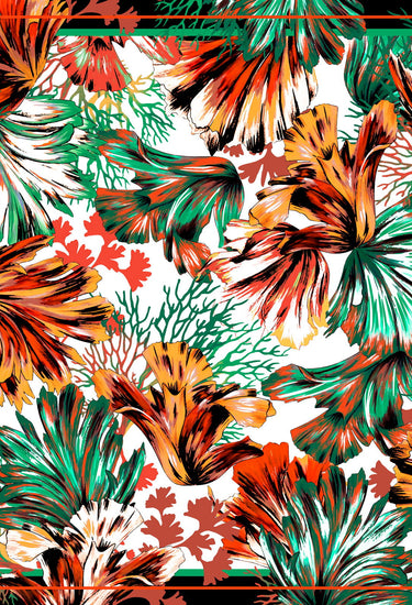 Pañuelo Pétalas- Satén de Seda/ 100x100 - Scarfme | Bufandas, Pañuelos, Chales, Turbantes