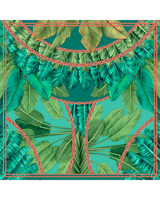 Pañuelo Ravenala - Satén de Poliéster/ 90x90 - Scarfme | Bufandas, Pañuelos, Chales, Turbantes