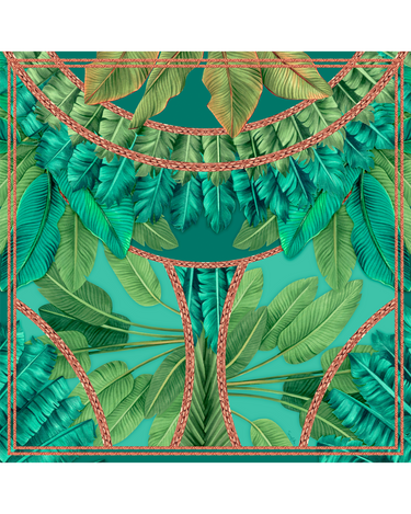 Pañuelo Ravenala - Satén de Poliéster/ 90x90 - Scarfme | Bufandas, Pañuelos, Chales, Turbantes