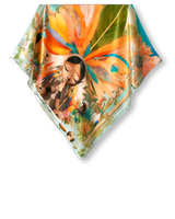 Pañuelo Guardiã da Floresta - Satén de Seda/ 65x65 - Scarfme | Bufandas, Pañuelos, Chales, Turbantes