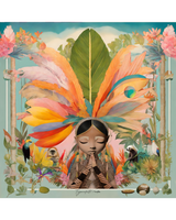 Pañuelo Guardiã da Floresta - Satén de Seda/ 65x65 - Scarfme | Bufandas, Pañuelos, Chales, Turbantes