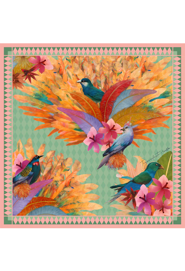 Pañuelo Toymanifesto Guardiã dos Portais- Twill de Seda/ 50x50