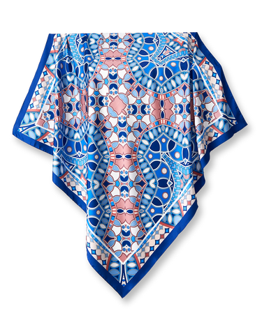 Pañuelo Vitral Pucci - Satén de Poliéster/ 90x90 - Scarfme | Bufandas, Pañuelos, Chales, Turbantes