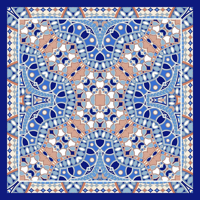 Pañuelo Vitral Pucci - Satén de Poliéster/ 90x90 - Scarfme | Bufandas, Pañuelos, Chales, Turbantes