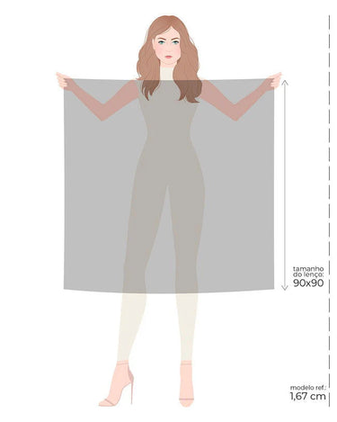 Pañuelo Alma Libre - Satén de Poliester/ 90x90 - Scarfme | Bufandas, Pañuelos, Chales, Turbantes