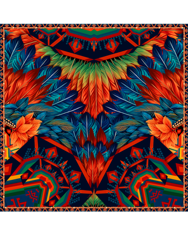 Max Pañuelo Amazonía Étnico- Mousseline de Seda/ 130x130 - Scarfme | Bufandas, Pañuelos, Chales, Turbantes