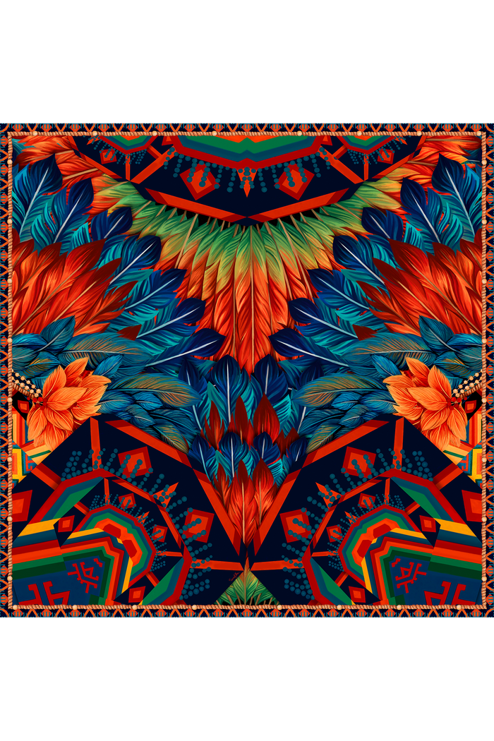 Max Pañuelo Amazonía Étnico- Mousseline de Seda/ 130x130 - Scarfme | Bufandas, Pañuelos, Chales, Turbantes