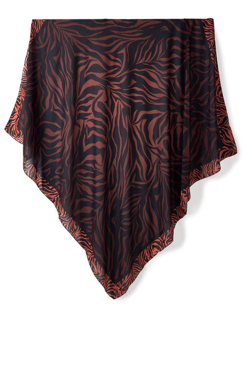 Max Pañuelo Animal Print- Mousseline de Poliester/ 130x130 - Scarfme | Bufandas, Pañuelos, Chales, Turbantes